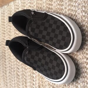 New Vans Black and Gray Checkered Slip-Ons Child's Size 12 🩶🖤
